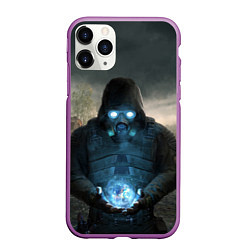Чехол iPhone 11 Pro матовый Сталкер2 Одиночка, цвет: 3D-фиолетовый