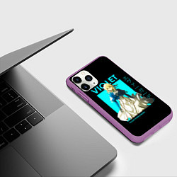 Чехол iPhone 11 Pro матовый VIOLET - Violet Evergarden, цвет: 3D-фиолетовый — фото 2
