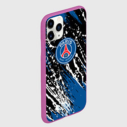 Чехол iPhone 11 Pro матовый PSG футбольный клуб, цвет: 3D-фиолетовый — фото 2