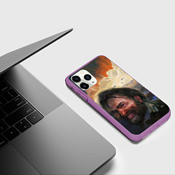Чехол iPhone 11 Pro матовый Disco Elysium Harrier Du Bois, цвет: 3D-фиолетовый — фото 2