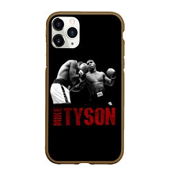 Чехол iPhone 11 Pro матовый Майк Тайсон Mike Tyson
