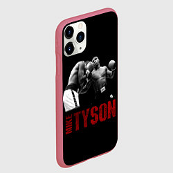 Чехол iPhone 11 Pro матовый Майк Тайсон Mike Tyson, цвет: 3D-малиновый — фото 2