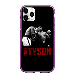 Чехол iPhone 11 Pro матовый Майк Тайсон Mike Tyson