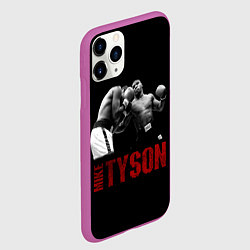 Чехол iPhone 11 Pro матовый Майк Тайсон Mike Tyson, цвет: 3D-фиолетовый — фото 2