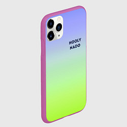Чехол iPhone 11 Pro матовый Чего надо?02, цвет: 3D-фиолетовый — фото 2