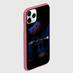 Чехол iPhone 11 Pro матовый POPPY PLAYTIME ИГРА ПОППИ ПЛЭЙ ТАЙМ, цвет: 3D-малиновый — фото 2