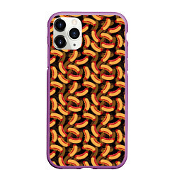 Чехол iPhone 11 Pro матовый Хот-Доги Hot Dogs