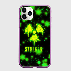 Чехол iPhone 11 Pro матовый НОВОГОДНИЙ СТАЛКЕР НОВЫЙ ГОД В STALKER 2022, цвет: 3D-фиолетовый