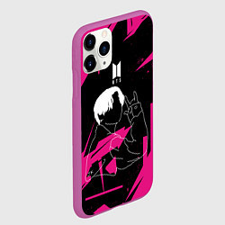 Чехол iPhone 11 Pro матовый JUNGKOOK PINK EDITION ДЖОНГУК, цвет: 3D-фиолетовый — фото 2