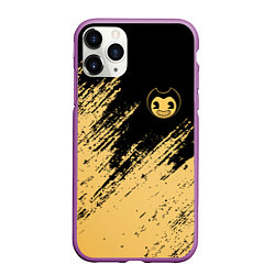 Чехол iPhone 11 Pro матовый Bendy and the ink machine - Вектор, цвет: 3D-фиолетовый