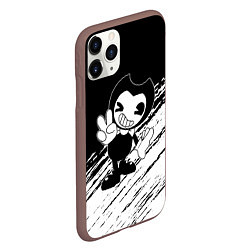 Чехол iPhone 11 Pro матовый Bendy and the ink machine - Bendy, цвет: 3D-коричневый — фото 2