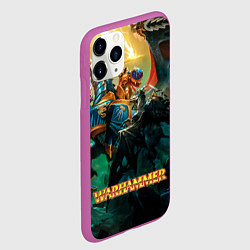Чехол iPhone 11 Pro матовый Warhammer арт, цвет: 3D-фиолетовый — фото 2