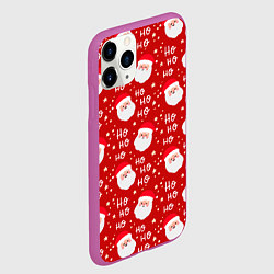 Чехол iPhone 11 Pro матовый САНТА КЛАУС НОВЫЙ ГОД, цвет: 3D-фиолетовый — фото 2