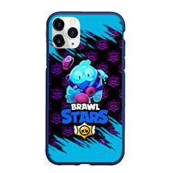 Чехол iPhone 11 Pro матовый BRAWL STARS SQUEAK сквик бегущий, цвет: 3D-тёмно-синий