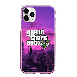 Чехол iPhone 11 Pro матовый GTA ONLINE 5