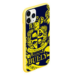 Чехол iPhone 11 Pro матовый Bully, Bullworth Academy, цвет: 3D-желтый — фото 2
