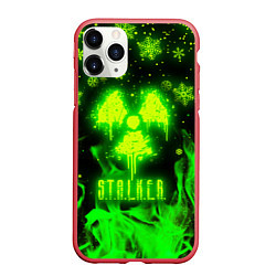 Чехол iPhone 11 Pro матовый НОВЫЙ ГОД В СТАЛКЕР ОГОНЬ 2022 STALKER NUCLEAR WIN