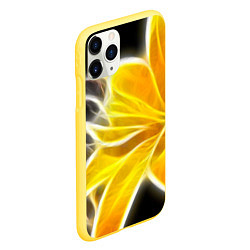 Чехол iPhone 11 Pro матовый Желтый летний цветок, цвет: 3D-желтый — фото 2