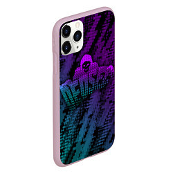 Чехол iPhone 11 Pro матовый WATCH DOGS DED SEC NEON, цвет: 3D-розовый — фото 2