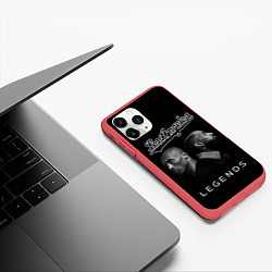 Чехол iPhone 11 Pro матовый Los Angeles Legends Легенды Лос-Анджлелеса, цвет: 3D-красный — фото 2
