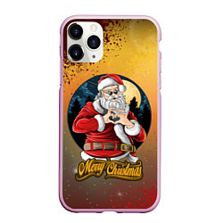 Чехол iPhone 11 Pro матовый Santa love you