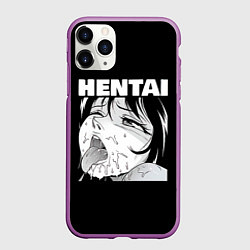 Чехол iPhone 11 Pro матовый HENTAI девочка ahegao