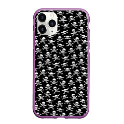 Чехол iPhone 11 Pro матовый Roger skull