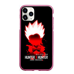 Чехол iPhone 11 Pro матовый Hunter x Hunter - Gon Furikusu, цвет: 3D-малиновый
