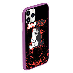 Чехол iPhone 11 Pro матовый Monokuma monomi, цвет: 3D-фиолетовый — фото 2