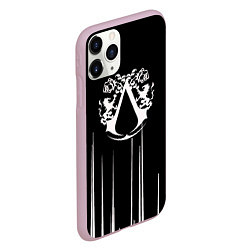 Чехол iPhone 11 Pro матовый Assassins creed ассасина, цвет: 3D-розовый — фото 2