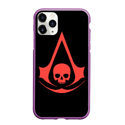 Чехол iPhone 11 Pro матовый Assassins creed ubisoft, цвет: 3D-фиолетовый