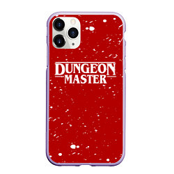 Чехол iPhone 11 Pro матовый DUNGEON MASTER BLOOD ГАЧИМУЧИ КРАСНЫЙ, цвет: 3D-светло-сиреневый