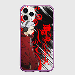 Чехол iPhone 11 Pro матовый ТАКАШИ МИЦУЯ ТОСВА TOSVA, цвет: 3D-фиолетовый