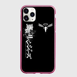 Чехол iPhone 11 Pro матовый TOKYO REVENGERS WALHALLA TEAM WHITE, цвет: 3D-малиновый