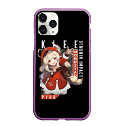 Чехол iPhone 11 Pro матовый GENSHIN IMPACT, KLEE POSTER