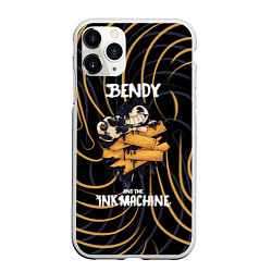 Чехол iPhone 11 Pro матовый Бенди и чернильная машина Bendy and the Ink Machin