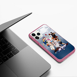 Чехол iPhone 11 Pro матовый Kuroko no Basket Баскетбол Куроко, цвет: 3D-малиновый — фото 2