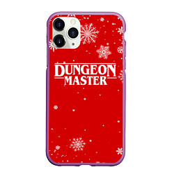 Чехол iPhone 11 Pro матовый ГАЧИМУЧИ DUNGEON MASTER НОВОГОДНИЙ