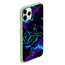 Чехол iPhone 11 Pro матовый SONIC NEON СОНИК НЕОН, цвет: 3D-салатовый — фото 2