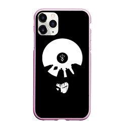 Чехол iPhone 11 Pro матовый BERSERK ЧБ, цвет: 3D-розовый