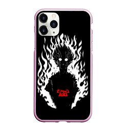 Чехол iPhone 11 Pro матовый Демонический Кагеяма Mob Psycho 100, цвет: 3D-розовый