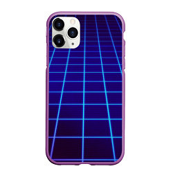 Чехол iPhone 11 Pro матовый NEON 3D WORLD, цвет: 3D-фиолетовый