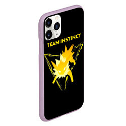 Чехол iPhone 11 Pro матовый Team Instinct - Pokemon GO, цвет: 3D-сиреневый — фото 2