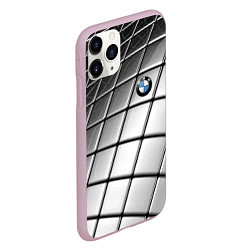 Чехол iPhone 11 Pro матовый BMW pattern 2022, цвет: 3D-розовый — фото 2