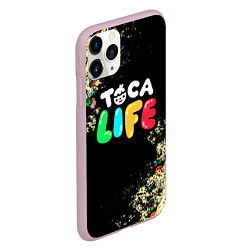 Чехол iPhone 11 Pro матовый Toca Life Тока Бока, цвет: 3D-розовый — фото 2