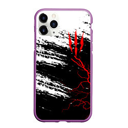 Чехол iPhone 11 Pro матовый The Witcher - Когти