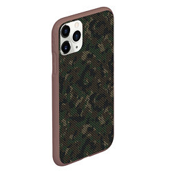 Чехол iPhone 11 Pro матовый Камуфляж: лесной, цвет: 3D-коричневый — фото 2
