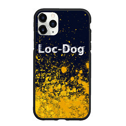 Чехол iPhone 11 Pro матовый Loc-Dog Арт, цвет: 3D-черный