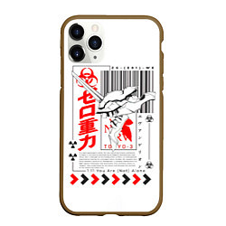 Чехол iPhone 11 Pro матовый Neon Genesis Evangelion - Модуль 01