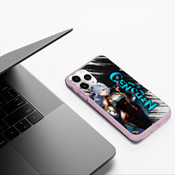 Чехол iPhone 11 Pro матовый ШЭНЬ ХЭ КРИО АДЕПТ, цвет: 3D-розовый — фото 2